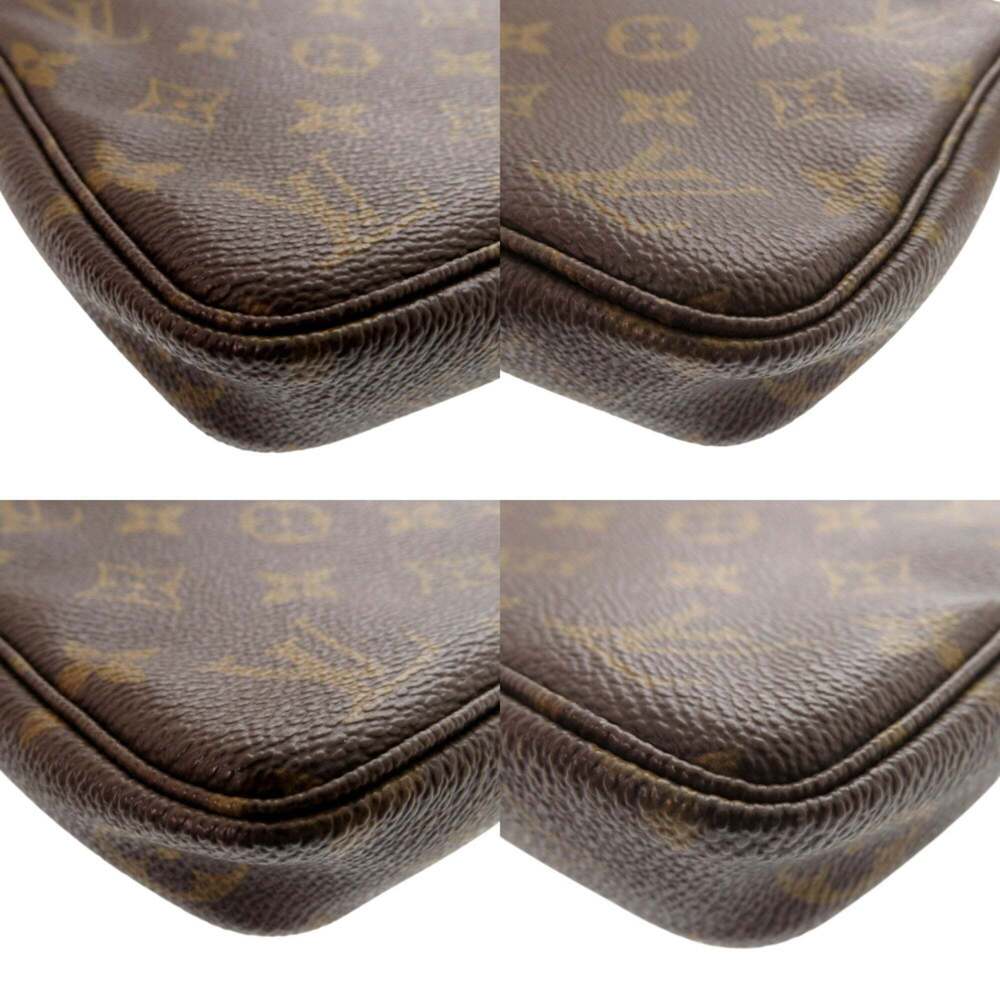LOUIS VUITTON Brown Monogram Pochette Pouch - Picture 3 of 8
